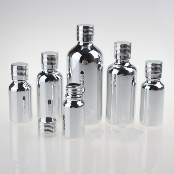 10ml 15ml 20ml 30ml 50ml 100ml Silver Glass Essential Oil Bottle