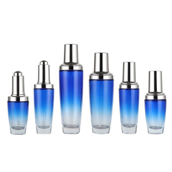 wholesale blue glass bottles