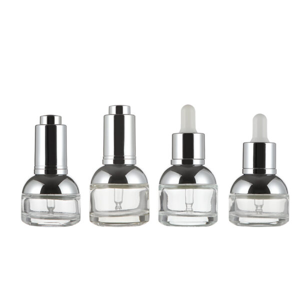 clear glass bottle with dropper 20ml 30ml