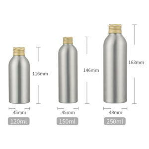 120ml 150ml 250ml aluminum bottle
