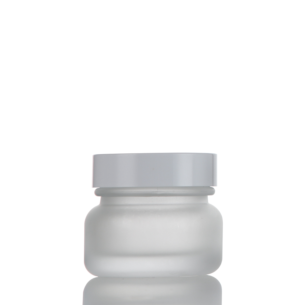 50ml frosted glass jar