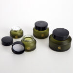 Olive Green Glass Jars