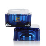 blue acrylic cream jar