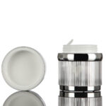 silver facial cream jar