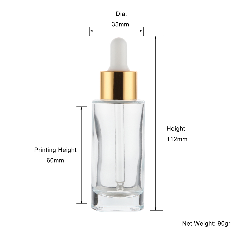 glass bottle with dropper DB213-30ml