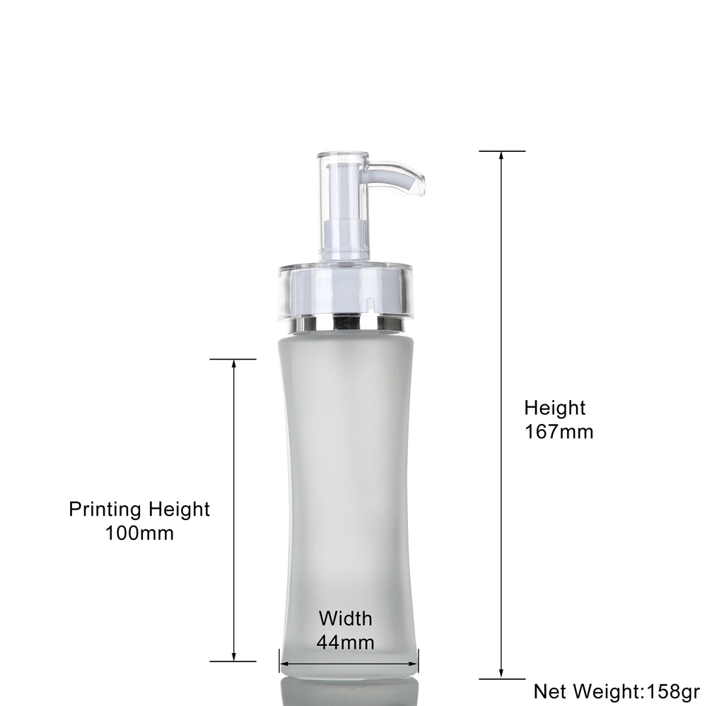 100ml round glass bottle