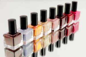 A stock image illustrating Glass Nail Polish Bottle concepts