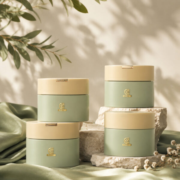 PET cream jars replaceable